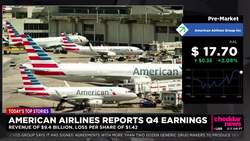American Airlines Reports Q4 Earnings Beat News Clip