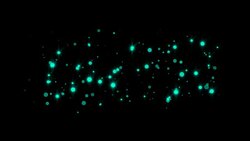 Abstract bright glitter particles in space, computer generated abstract background Stock Footage