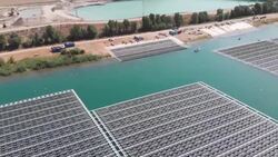 CLEAN : FILE: Piolenc boasts France's first floating solar power plant News Clip