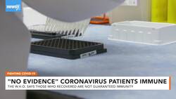 WHO Warns There's 'No Evidence' Coronavirus Can't Reinfect People News Clip