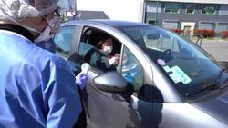 CLEAN : Carriers emergency centre opened north of Paris to relieve capital's hospitals News Clip