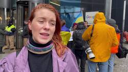 Ukrainians protest in Dublin News Clip