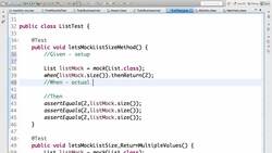 Mockito Tutorial: Learn mocking with 25 Junit Examples - Step 06: BDD Style - Given When Then Instructional Video