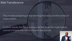 Risk Management for Cyber Security Managers - Risk Transference Instructional Video