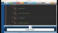 C++: Switch-Case Instructional Video