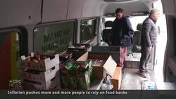 Some food banks see up to 40% increase in usage News Clip