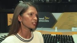 Liberal Democrats conference: Vince Cable claims anti-Brexit message is starting to get through Stock Footage