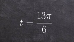 Find the coordinate point of given the angle Instructional Video