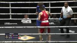 World Boxing Championships Liverpool 2025: Men's 60kg Round of 32 Al-Ahmadieh (CAN) vs. Jajeh (JOR) News Clip