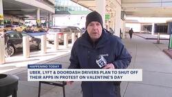 Date night strike: Thousands of US, UK delivery, ride-hailing drivers stop work on Valentine's Day News Clip