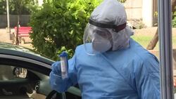 CLEAN : Coronavirus: India gets first drive-through testing centre News Clip