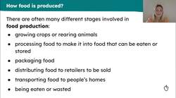The geography of food Instructional Video