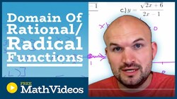 Domain of Rational/Radical Functions Instructional Video