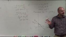 Linear programming how to optimize the objective function Instructional Video