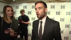 INTERVIEW - Liam Payne on being at the awards, celebrating songwriters, if there will be a One Direction reunion at BMI London Awards 2018 Stock Footage