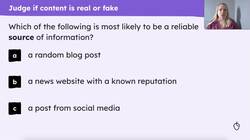 Reliability of content on the World Wide Web Instructional Video