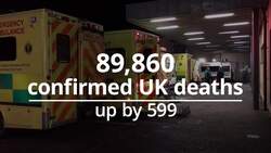 Coronavirus in numbers: UK death toll reaches 89,860 News Clip