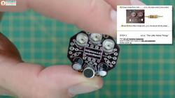 Bliplace - A voice activated LED necklace - Great for sharing your electronics hobby Instructional Video