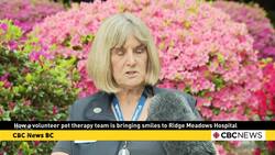 How a volunteer pet therapy team is bringing smiles to Ridge Meadows Hospital News Clip