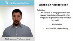 What is Aspect Ratio - Marketing? Instructional Video