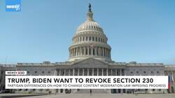 President Trump And Joe Biden Want To Revoke A Seminal Internet Law News Clip