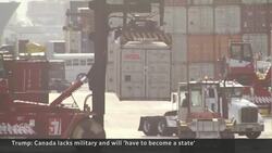 Trump: Canada lacks military and will 'have to become a state' News Clip