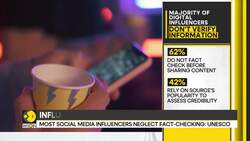 UNESCO: Influencers Don't Verify Information | 62% Digital Content Creators Don't Check Facts: Study News Clip