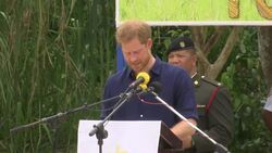 Harry and Meghan dedicate Tonga forest reserves to Queen's Canopy BETTER QUALITY News Clip