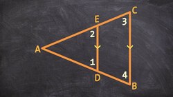 Using a Two Column Proof to Prove Two Sides of a Triangle are Equal Instructional Video