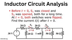 Inductor Circuit Analysis - 5 Instructional Video