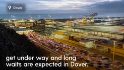Port of Dover wait times at 90 minutes as travellers seek Christmas getaway News Clip