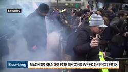 Macron Braces for Second Week of Protests News Clip