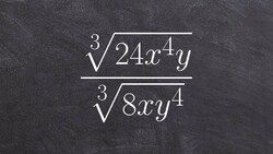 Learn how to divide two radical expressions and simplify the expression Instructional Video
