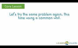 Subtracting Fractions with Unlike Denominators using Area Models Instructional Video