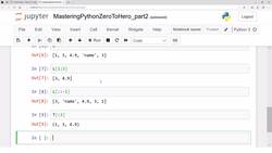 Data Science and Machine Learning (Theory and Projects) A to Z - Data Structure (List, Tuple, Set, Dictionary): Insertion and Deletion Instructional Video