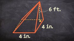 How to find the volume of an oblique pyramid Instructional Video