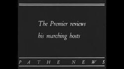 Italian Fascists troops gather on the 9th anniversary of Mussolini's March on Rome News Clip