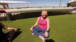 Be Well: 2-Minute Breathing and Stretching Routine News Clip