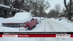 Weekend winter storm blankets communities across Ontario with more on the way News Clip