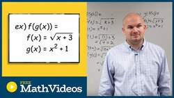 How to compose a quadratic into a radical then find the domain Instructional Video