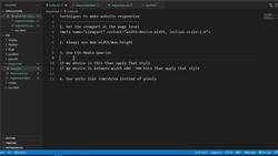 Practical CSS3 Mastery Course - CSS Responsive Units - EM, REM, VW, and VH Instructional Video
