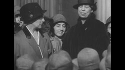 Compilation of the race for First Lady with Eleanor Roosevelt and Theo Langdon 1936 News Clip