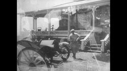 Autombility and Fashion in the 1900s Stock Footage