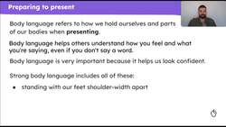 Delivering a presentation of a non-chronological report about nocturnal animals Instructional Video