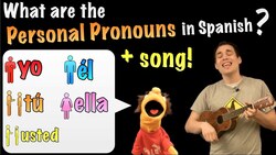 Personal pronouns in Spanish + a song! Instructional Video