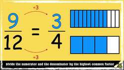 Simplifying Fractions: Finding the Highest Common Factor Instructional Video