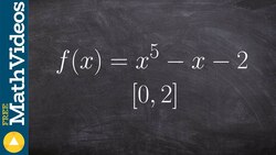 How to show that a solution exists to a functions using IVT Instructional Video