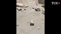 Concrete falling from the skies is a regular occurrence for the residents here News Clip