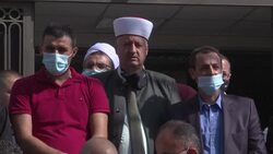 CLEAN : Palestinians protest against Macron's comments on Islam in Ramallah News Clip