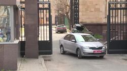 CLEAN : Images of the Czech embassy in Moscow ahead of the expulsion of 20 diplomats News Clip